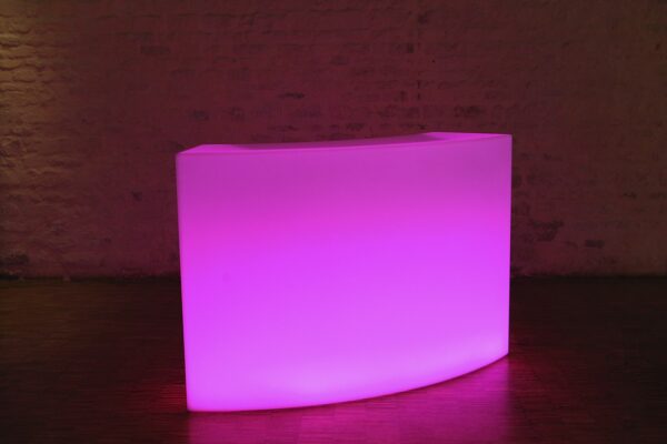 BAR ARRONDI LUMINEUX À LED
