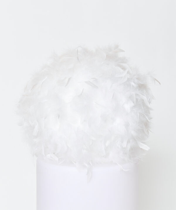 BOULE PLUME BLANCHE