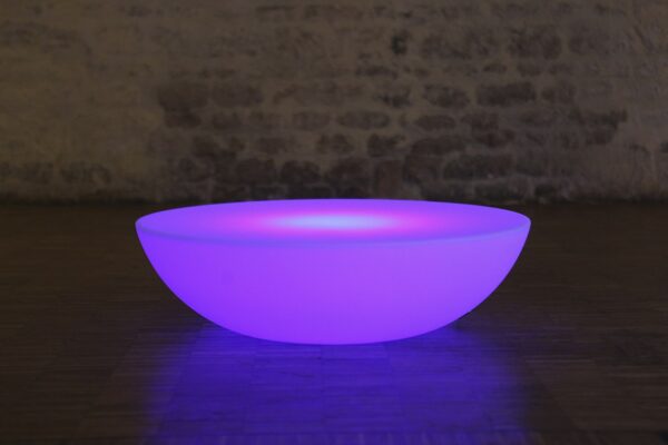 TABLE BASSE LUMINEUSE À LED