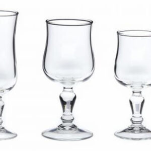 VERRE À VIN, EAU ET FLÛTE